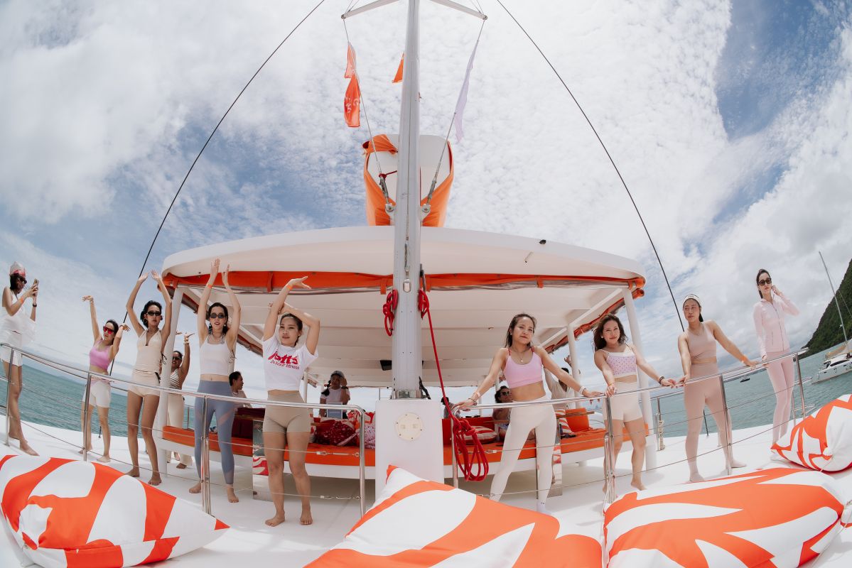 บรรยากาศกิจกรรม The Feminine Escape by Once Yachting x Girl Healing Club บนเรือยอชท์กลางทะเลพัทยา